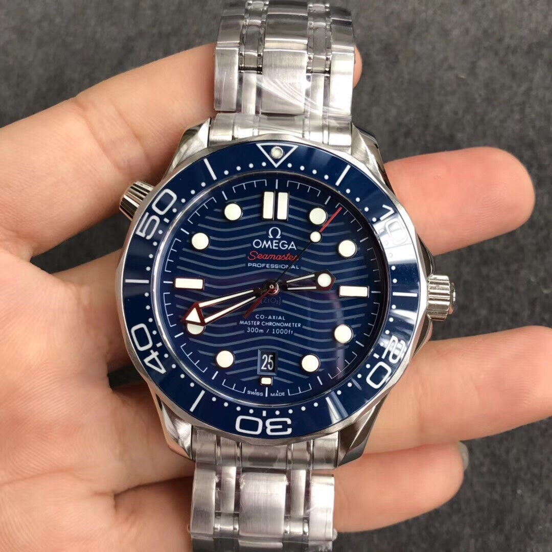 Omega Seamaster Diver 300M blaues Zifferblatt
