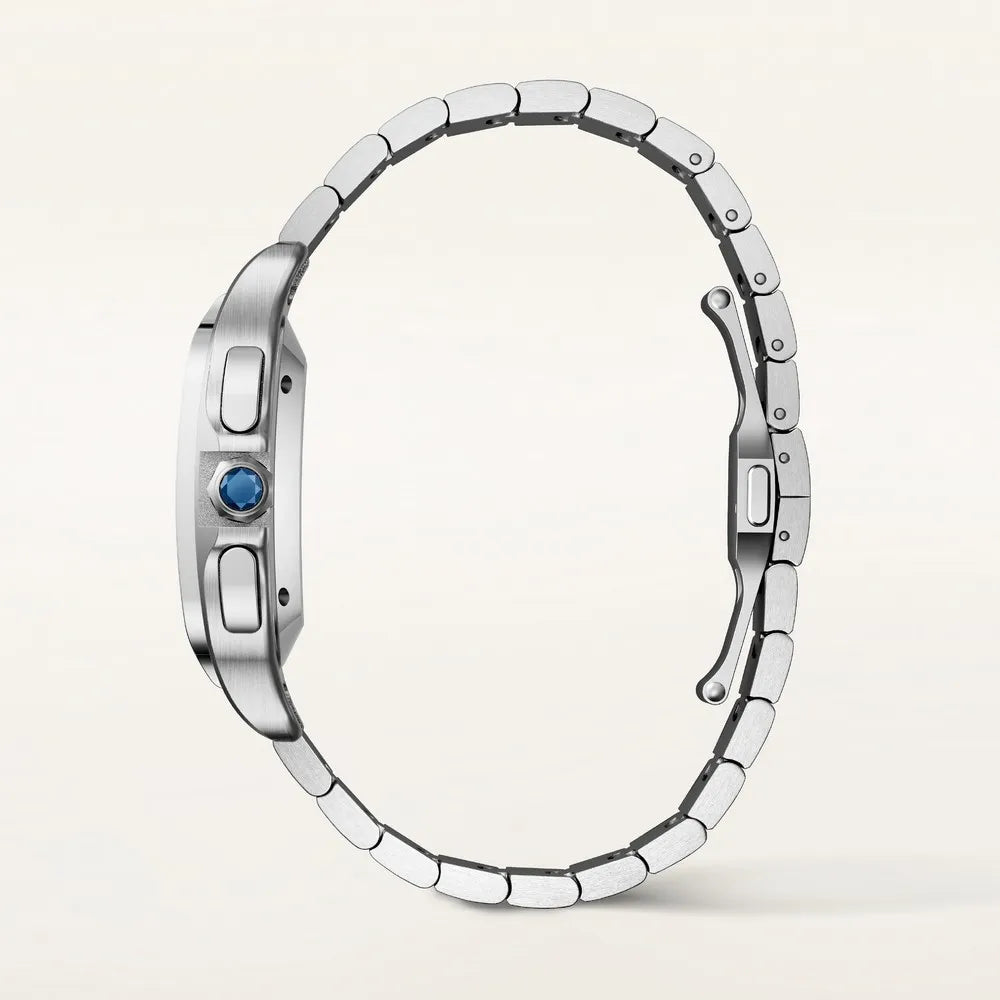 Cartier Santos Chronograph Edelstahl Uhr