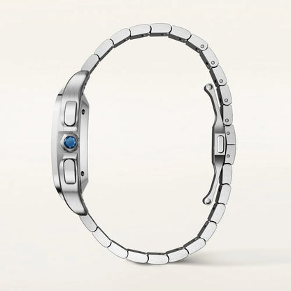 Cartier Santos Chronograph Edelstahl Uhr
