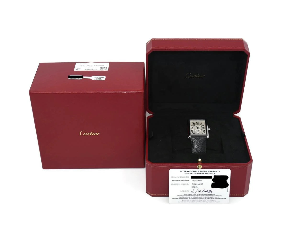 Cartier Santos Chronographe Lunette Noire