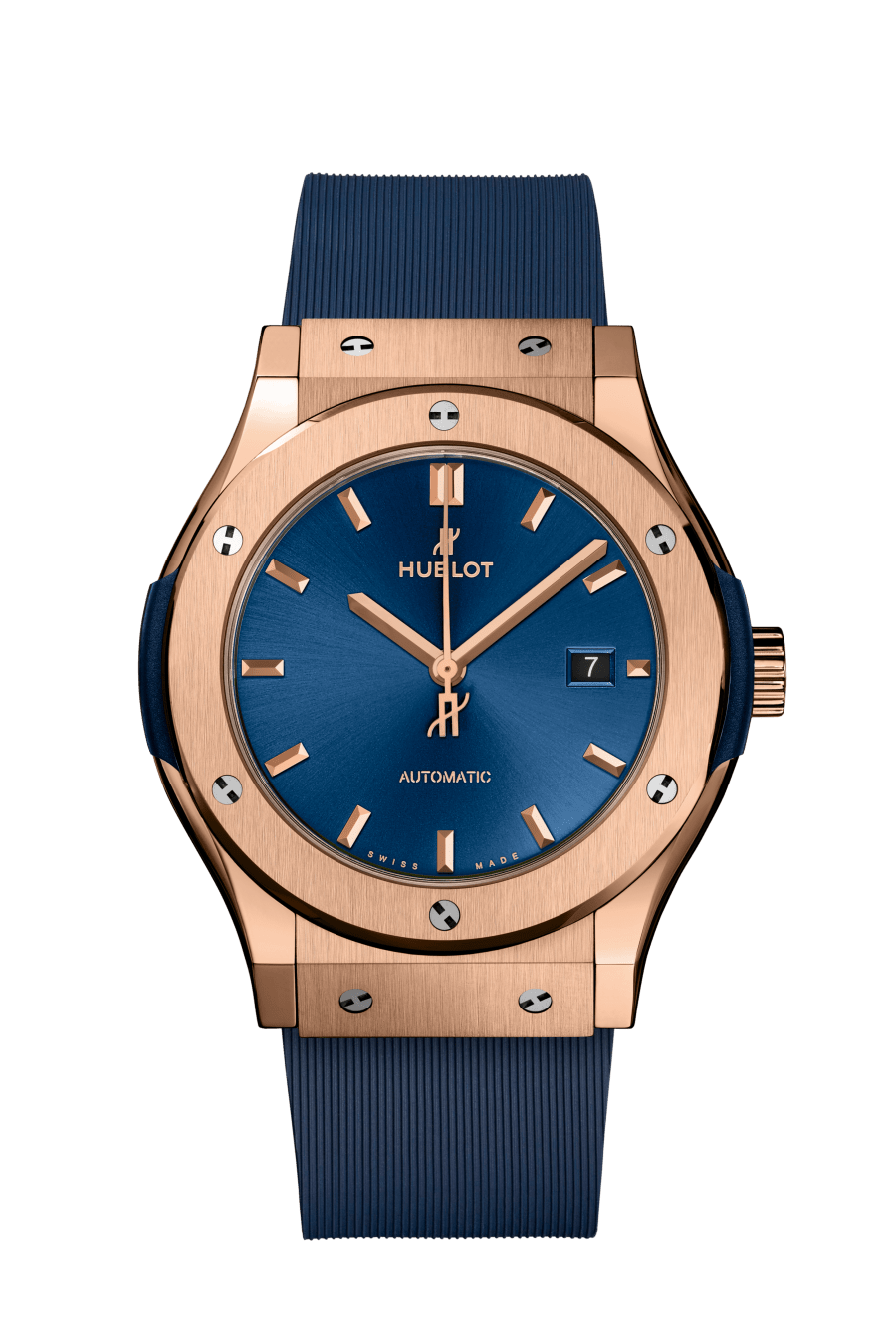 Hublot Classic Fusion Titan Gold Blau