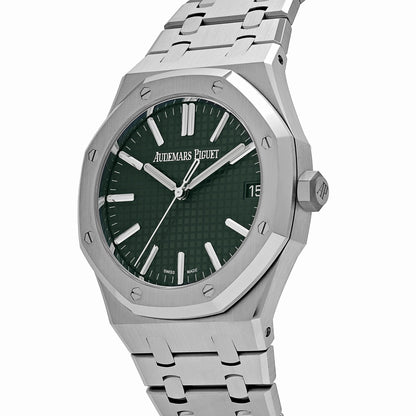 Audemars Piguet Royal Oak 3285 V3 – 15510ST.OO.1320ST.09 Edelstahl Grünes Zifferblatt (2025)