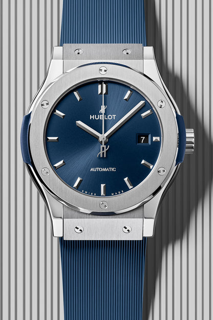 Hublot Classic Fusion Titane Bleu