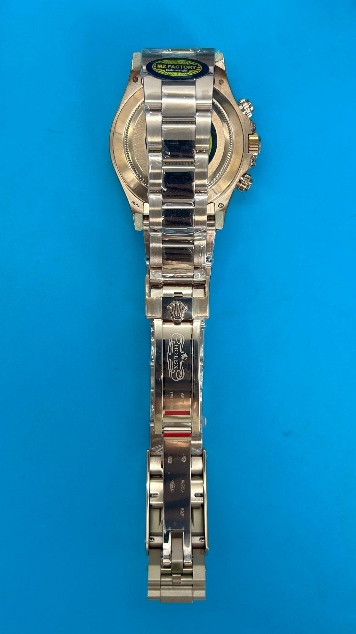 Rolex Daytona „Rainbow“ MZ SUPER CLONE Roségold Schwarzes Zifferblatt Saphirlünette