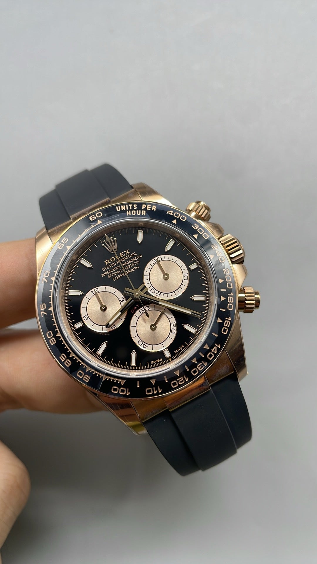 Rolex Cosmograph Daytona "Oysterflex" 40 – VSF SUPER CLONE – 126515LN – Oysterflex Armband