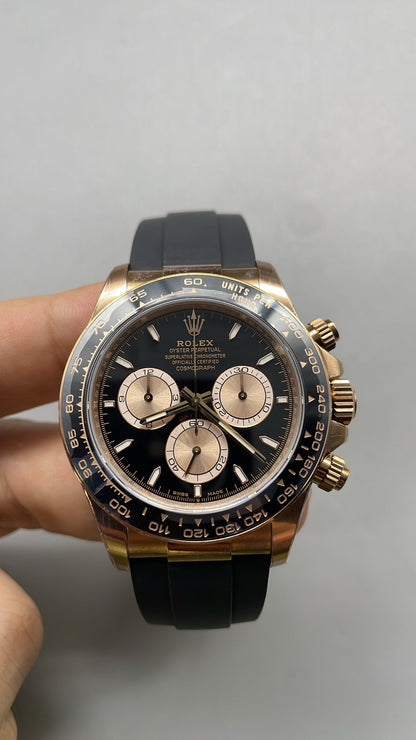 Rolex Cosmograph Daytona "Oysterflex" 40 – VSF SUPER CLONE – 126515LN – Oysterflex Armband