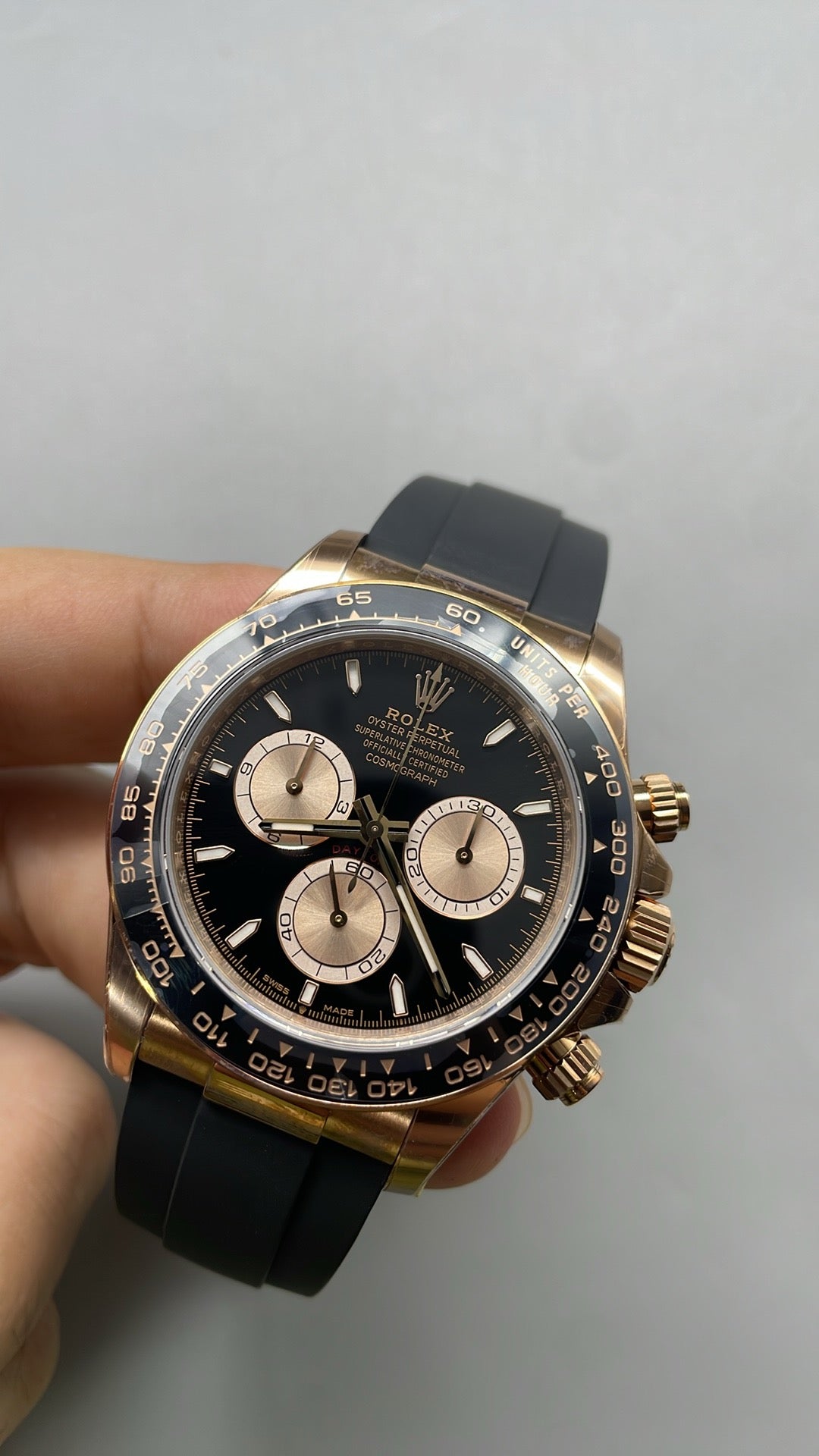 Rolex Cosmograph Daytona "Oysterflex" 40 – VSF SUPER CLONE – 126515LN – Oysterflex Armband
