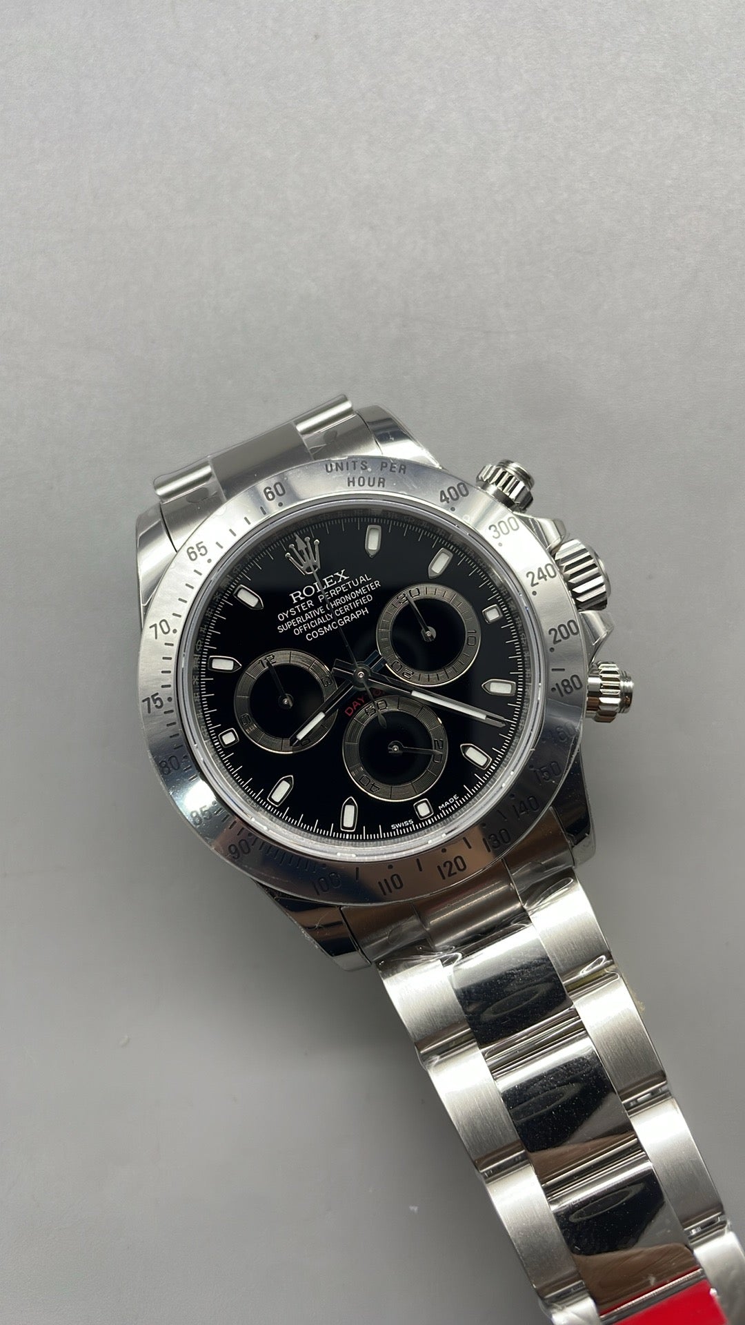 Rolex Cosmograph Daytona – Black Dial VSF SUPER CLONE – 126520 – Oyster Bracelet 40 MM