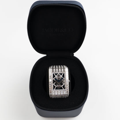 Jacob & Co. Billionaire III BL115.30.BD.AA.A30BD Tourbillon Weißgold Diamantbesatz Limitierte Auflage von 18