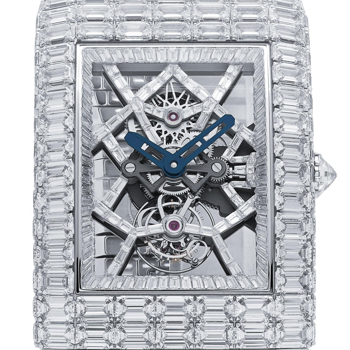 Jacob & Co. Billionaire III BL115.30.BD.AA.A30BD Tourbillon Weißgold Diamantbesatz Limitierte Auflage von 18
