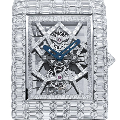 Jacob & Co. Billionaire III BL115.30.BD.AA.A30BD Tourbillon Weißgold Diamantbesatz Limitierte Auflage von 18