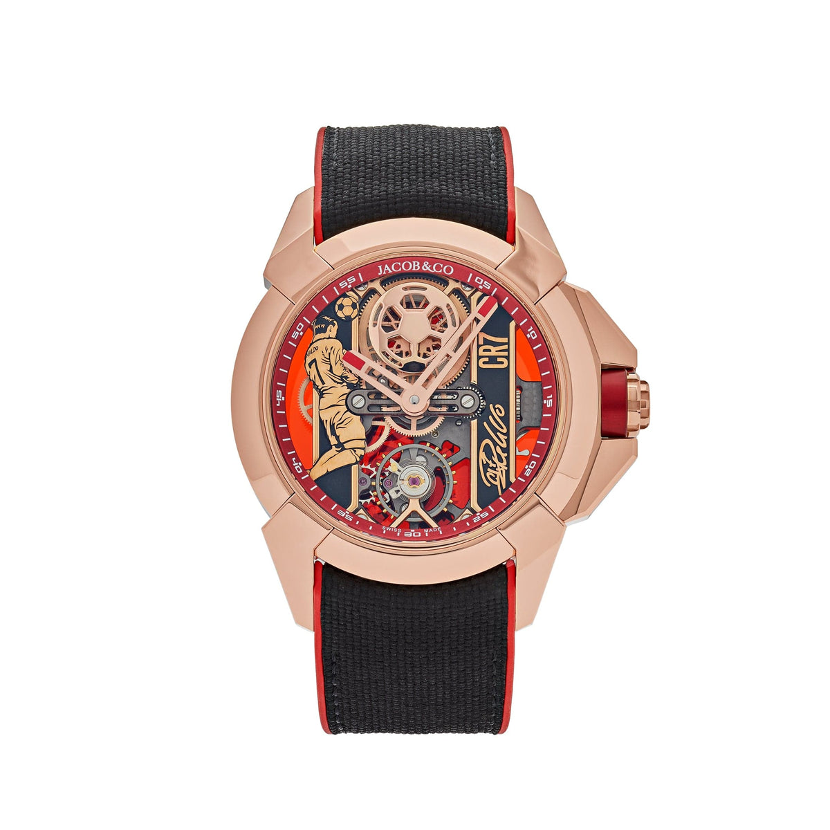 Jacob & Co. V2 CR7 Epic X Collection EX120.43.AE.AA.A Flight of CR7 Roségold Limited Edition (2024)