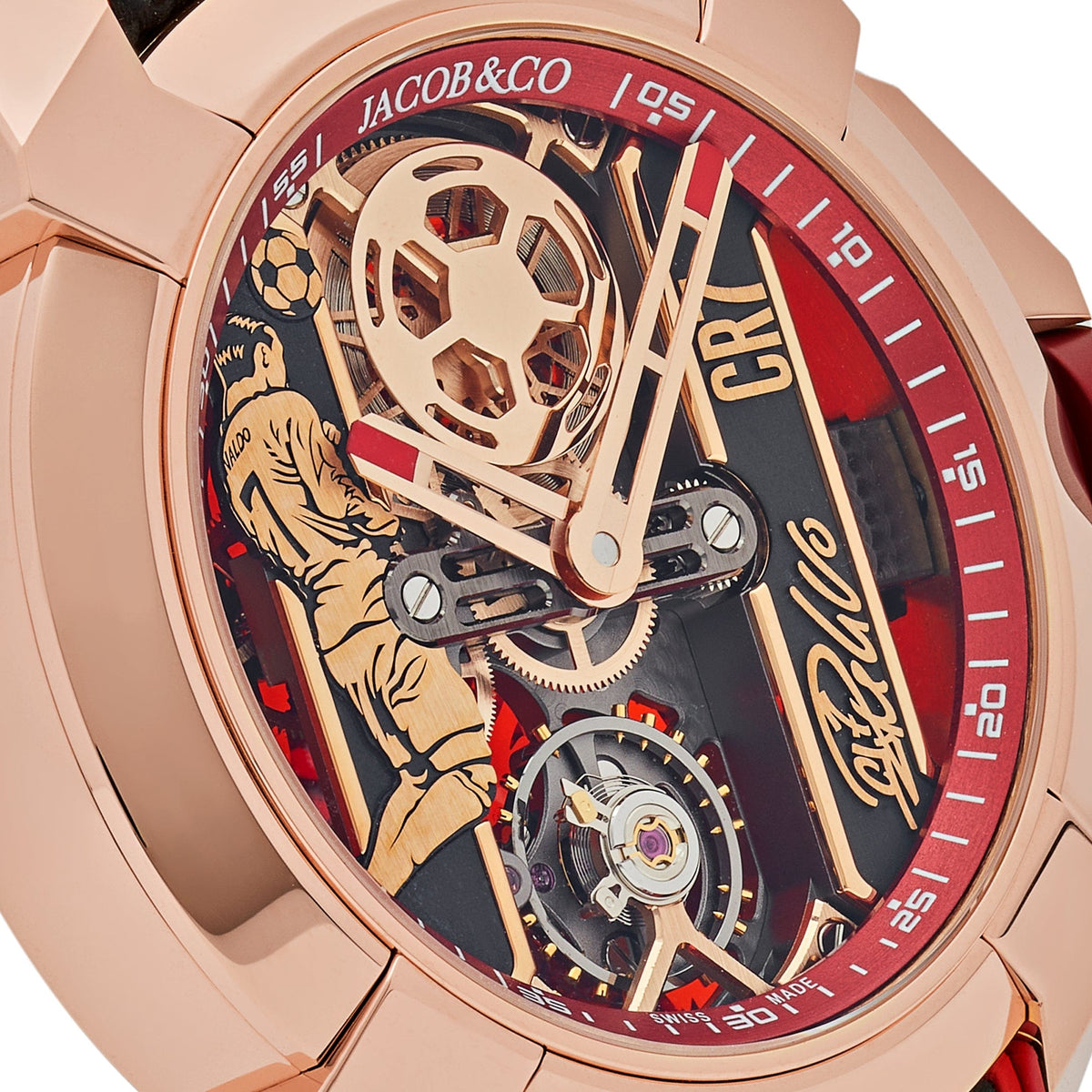 Jacob & Co. V2 CR7 Epic X Collection EX120.43.AE.AA.A Flight of CR7 Roségold Limited Edition (2024)