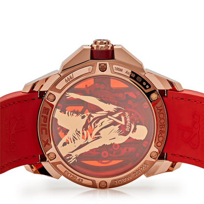 Jacob & Co. V2 CR7 Epic X Collection EX120.43.AE.AA.A Flight of CR7 Roségold Limited Edition (2024)
