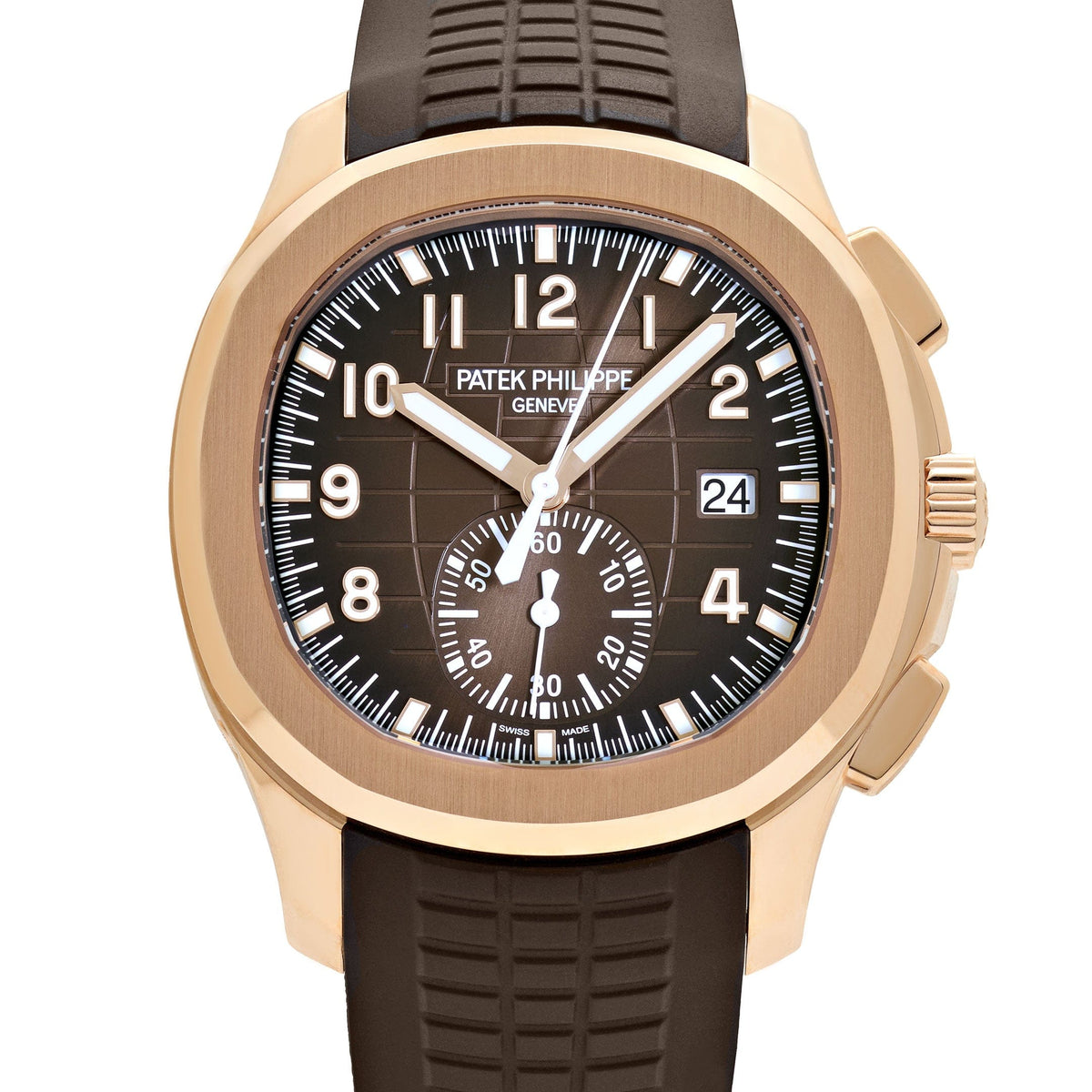 Patek Philippe Aquanaut 5968R-001 Chronograph Roségold Braunes Zifferblatt