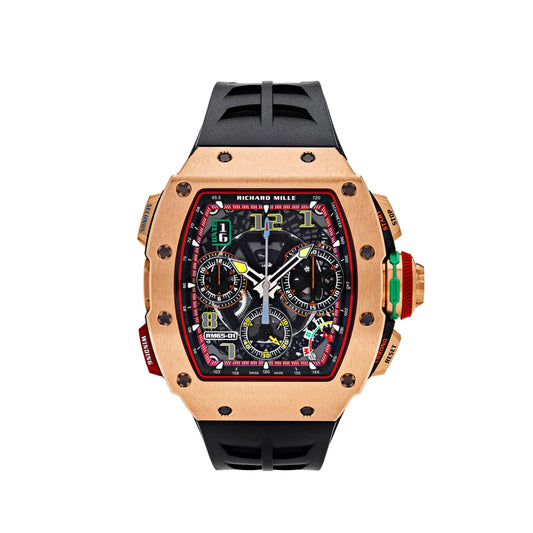 Richard Mille RM 65-01 Automatik Chronograph Vollgold Rotgold