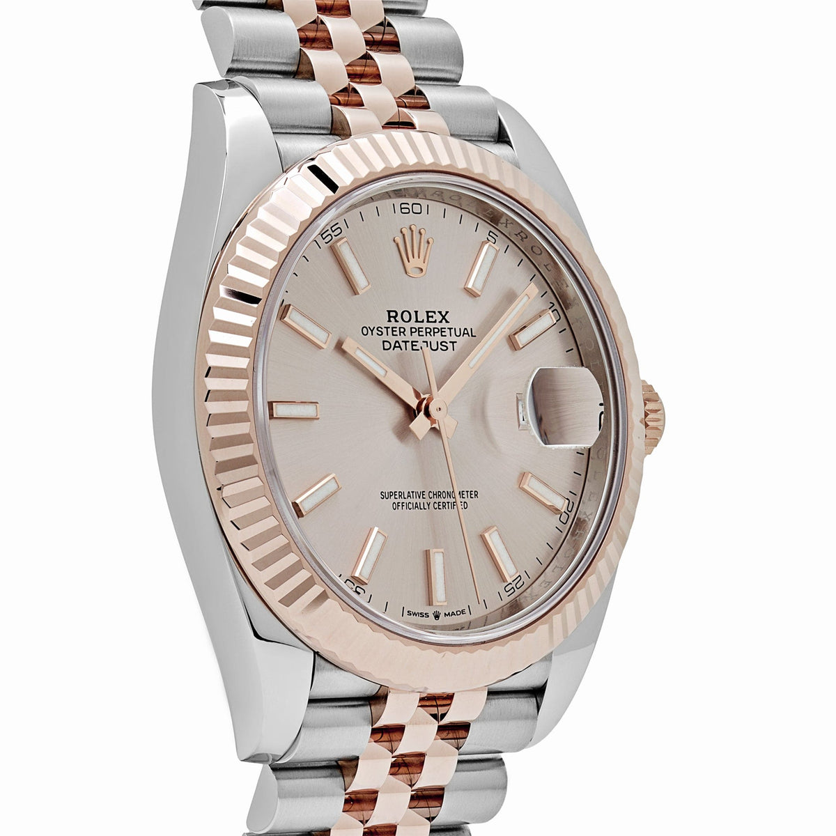 Rolex Datejust 126331 Rose Gold Stainless Steel Sundust Dial Jubilee (2024) 41 MM