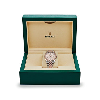 Rolex Datejust 126331 Rose Gold Stainless Steel Sundust Dial Jubilee (2024) 41 MM