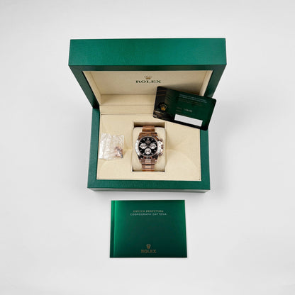 Rolex Daytona 126505 Rose Gold Bright Black Dial (2024) 40 MM