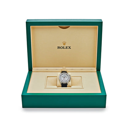 Rolex Daytona 126589RBR White Gold Diamond Mother of Pearl Dial Diamond Bezel 40 MM