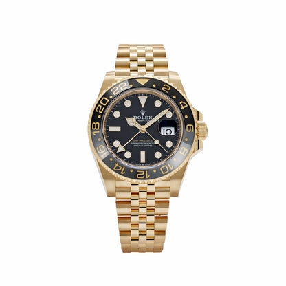 Rolex GMT-Master II 3285 V3 – 126718GRNR Gelbgold Schwarzes Zifferblatt Jubilee (2023)