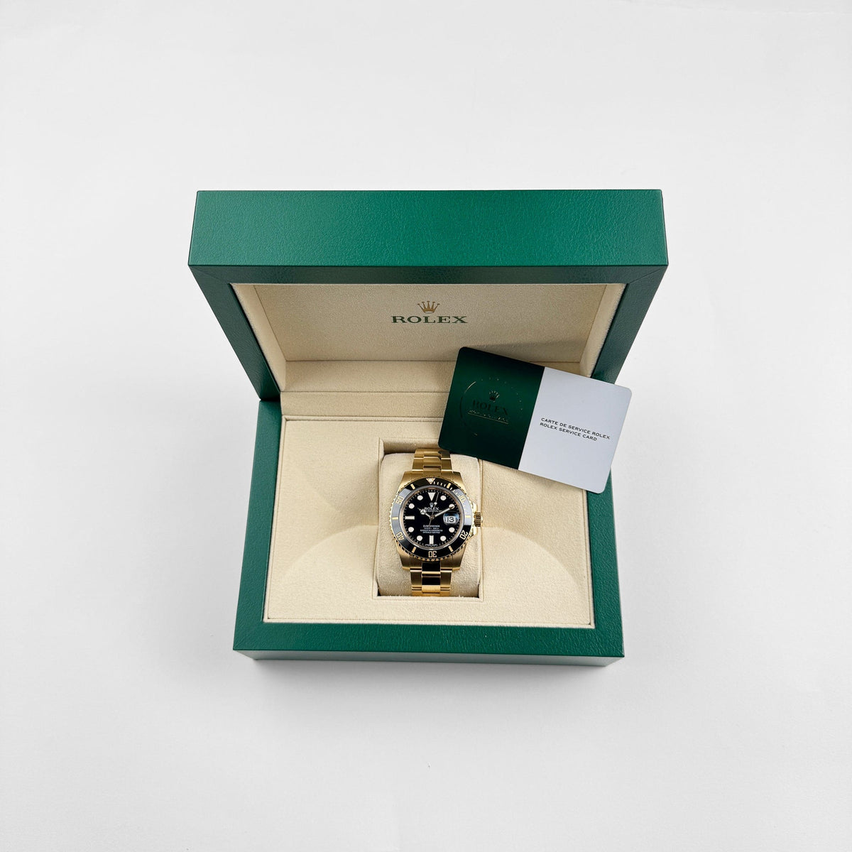 Rolex Submariner Date 116618LN Yellow Gold Black Dial 40 MM